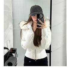 小海鸥收腰短款大毛领冬季羽绒服女2025巨好看冬装外套，男装羽绒服，星座1210-1