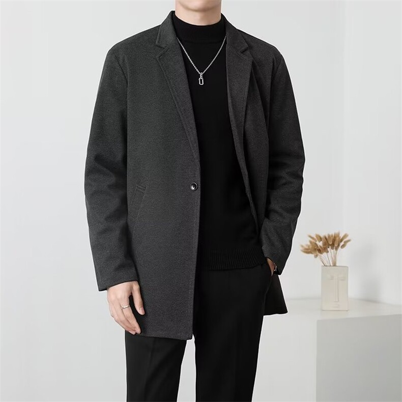 男士新款休闲毛呢西装外套XM33P76,男装西服,星座1116-2
