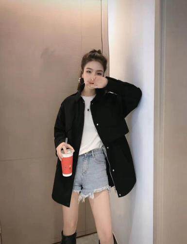 春季配个风衣，女装风衣，玉米青豆