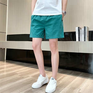 主推不断货短裤男青年大码纯色休闲纯棉三分裤沙滩裤DK8888-P22图片