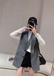 秋款西装马甲图片