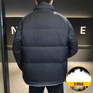 8302-P155 标50%白鸭绒2025冬季男士羽绒服时尚加厚外套图片