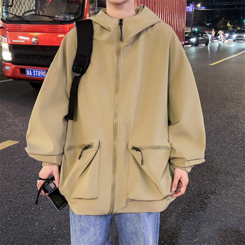 2025秋装户外防风防水冲锋外套男工装休闲夹克JK90P70,男装夹克,电商C323