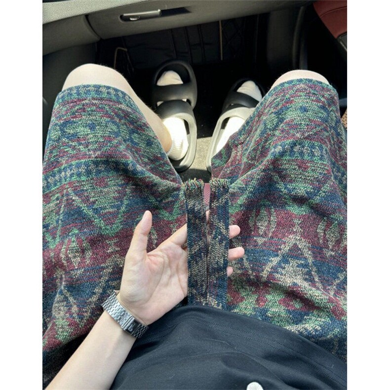 脏脏风短裤男夏季潮流民族风印花过膝五分裤休闲痞帅中裤KH223，男装牛仔裤，星座1116A（原606A-3）