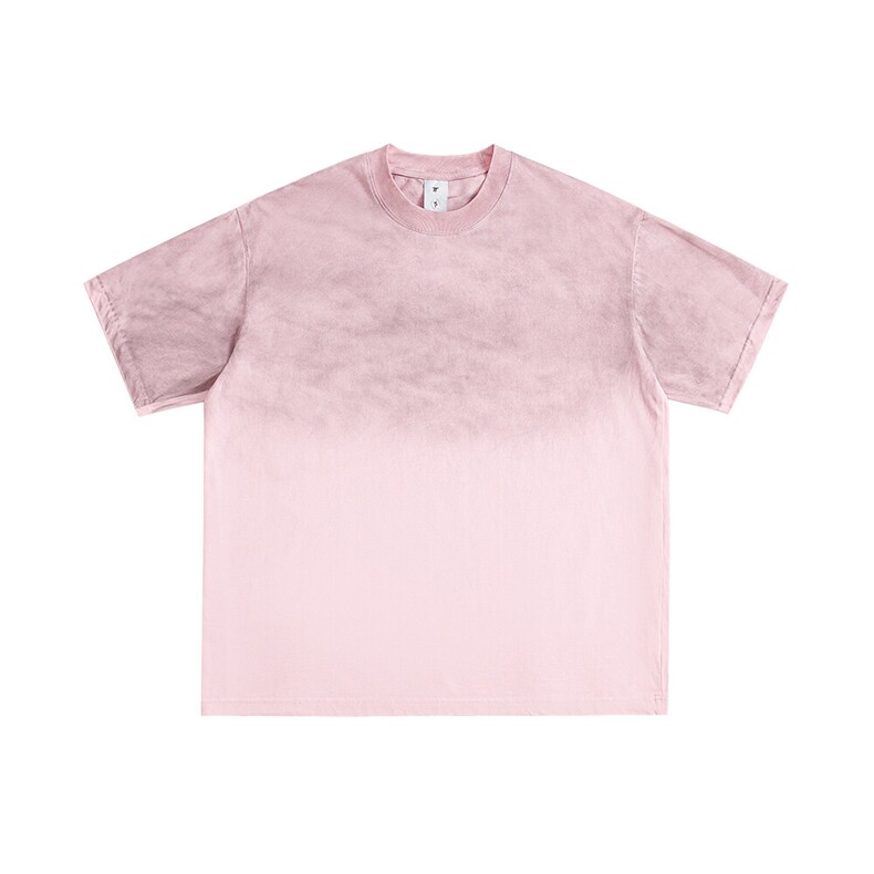 2025新款潮牌短袖宽松韩版扎染工艺T恤T7020/P4878，男装T恤，星座202-1