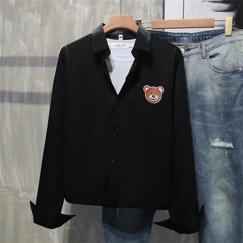 男春季衬衫港风日系纯棉长袖衬衫C9949P32,男装衬衫,星座1116-2
