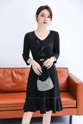 淑女型连衣裙，女装连衣裙，千禧宏运