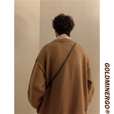 秋冬潮牌美式复古破坏感拼接毛衣设计感针织衫男女外套M9102-p45，男装针织衫/毛衣，星座1008