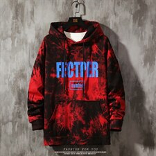 五色秋冬男士字母印花青少年卫衣潮男连帽花卫衣WY111-P65，男装卫衣，电商A128