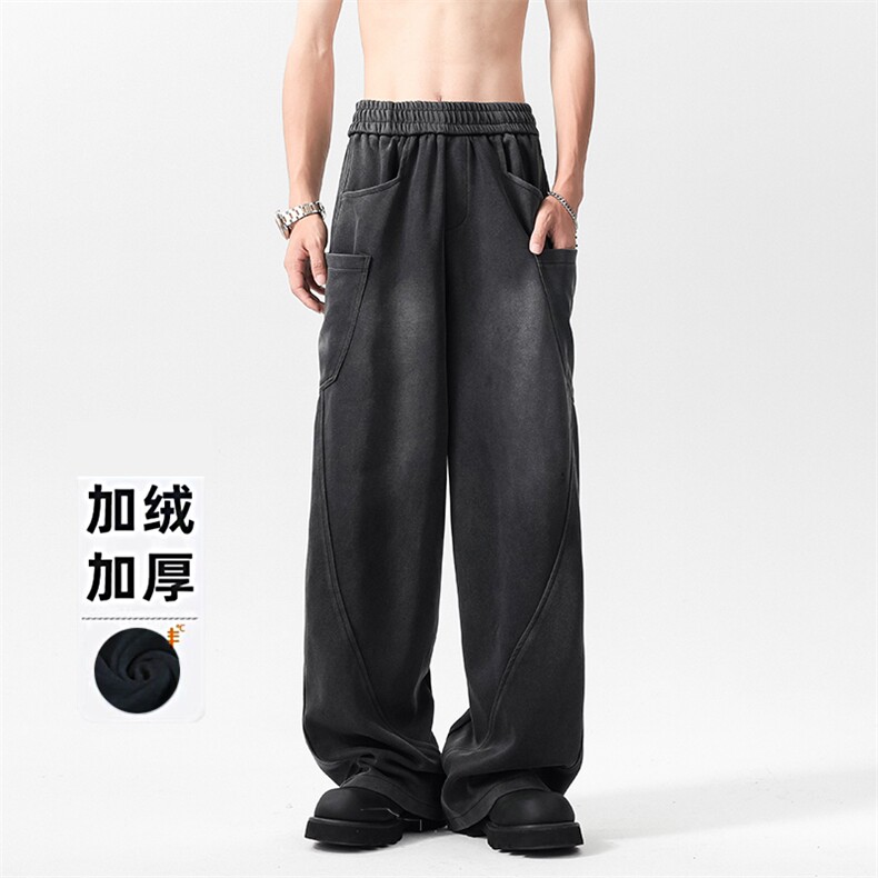 B258-K9903JR-P75控98抖音品质弯刀裤65%棉35%聚酯纤维,男装休闲裤,电商B258