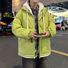 新短款羽绒棉服男款冬季加厚晋江棉衣男装假两件外套JC8062/P75，男装棉衣，星座506