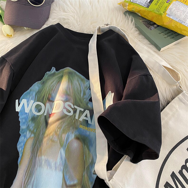 XZ904-XT47-P302024夏季新款纯棉重磅240克美式复古短袖T恤男，男装T恤，星座904