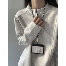 美式复古解构卫衣男女高街春秋季cleanfit宽松长袖恤LW288-P36，男装卫衣，星座1008