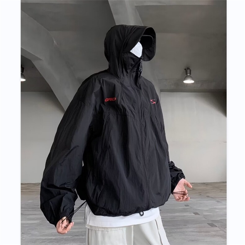 夏季薄款防晒衣男女韩版潮户外百搭宽松2024新款ins外套W5778-P46，男装防晒衣，星座412-3