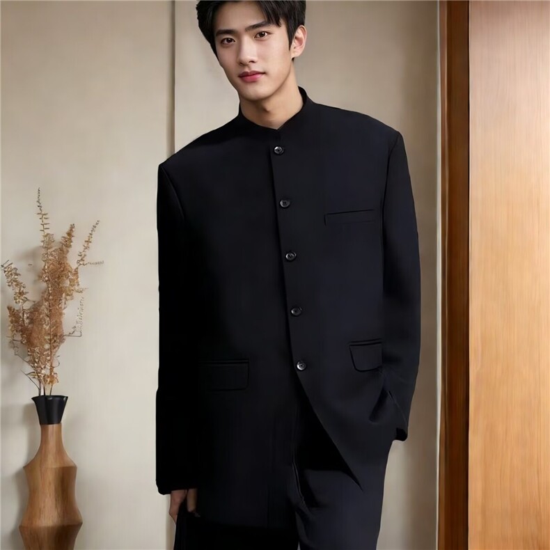 1506/QW070/P59韩版潮流帅气宽松港风西装外套男春秋百搭休闲西服，男装西服套装，星座1506
