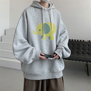 连帽卫衣男大码胖子帽衫大号运动服WY2441-P35图片