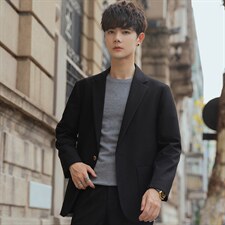 休闲西装男士套装高级感港风ins韩版绿色男上衣单件8933P168控278，男装西服套装，电商A355（原A415）