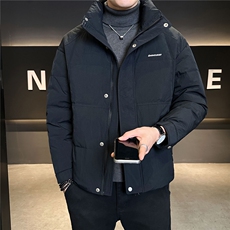 标50绒男士羽绒服冬季2025新款加厚立领外套A313-7915-P215，男装羽绒服，电商A313