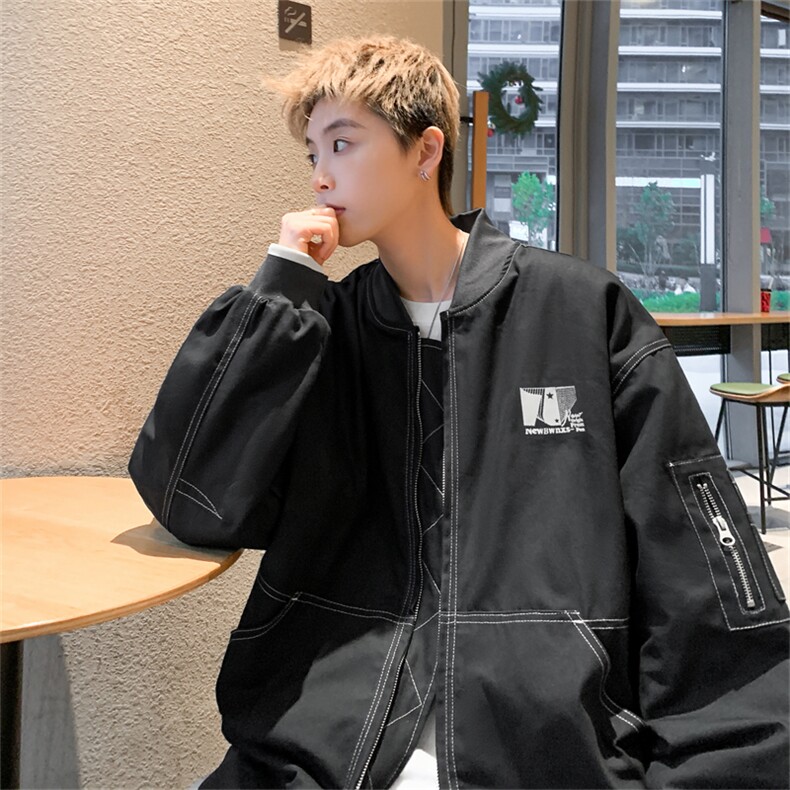 数据爆！抖音直播！全棉飞行服夹克男JK6629-P108控148图片