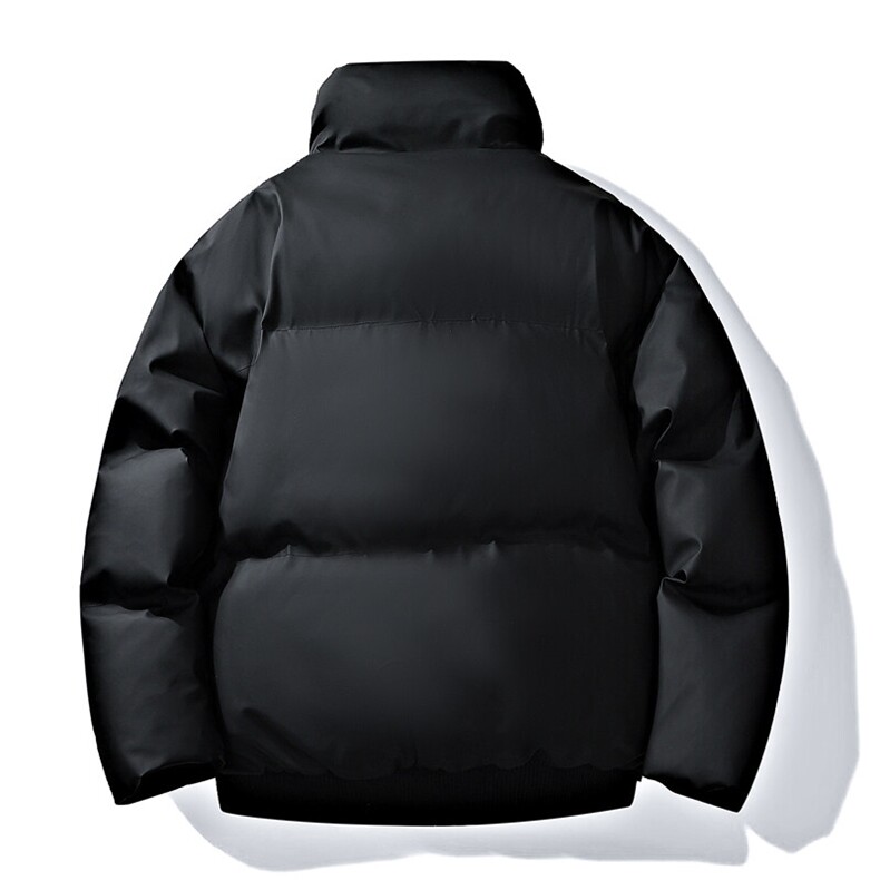 PU皮高街风显高冬季纯色加厚棉服防风保暖皮衣外套MY530P85,男装棉衣,电商A128