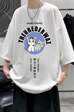 Q11160-P30春夏季七分袖t恤男大码五分袖男短袖中袖大皂风，男装T恤，电商A040