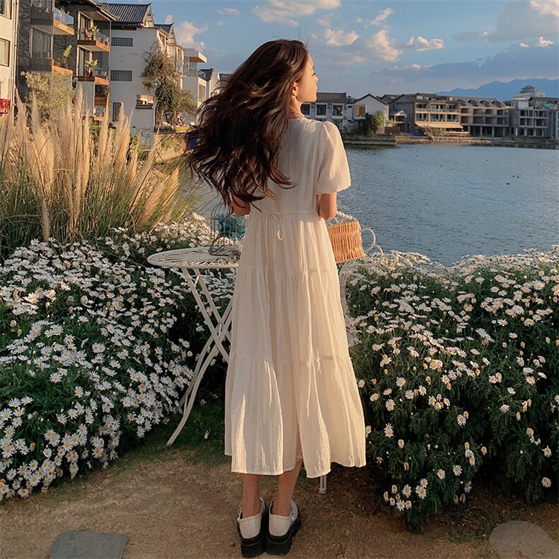 新款现货，白色连衣裙B081-3088-P125-K178,女装连衣裙,浙宝276（原081）