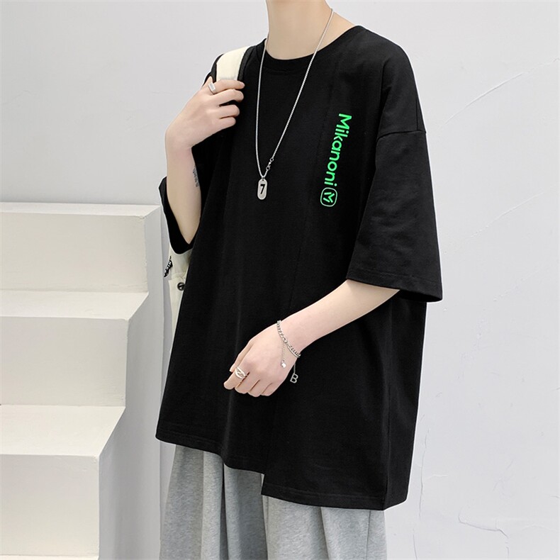 夏季立体纯棉半袖2024新品男女潮流印花短袖T恤1611-P38控价58,男装T恤,电商A441-1