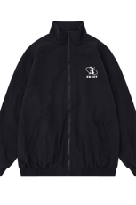 白底新款秋季时尚百搭宽松印花高品质防水夹克外套F321P65控88，男装夹克，电商A247-1