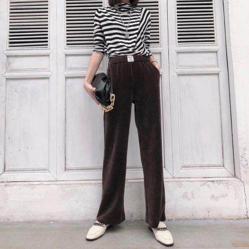 冬季新款雪尼尔宽松阔腿裤，女装，1+1 MAIN ROAD