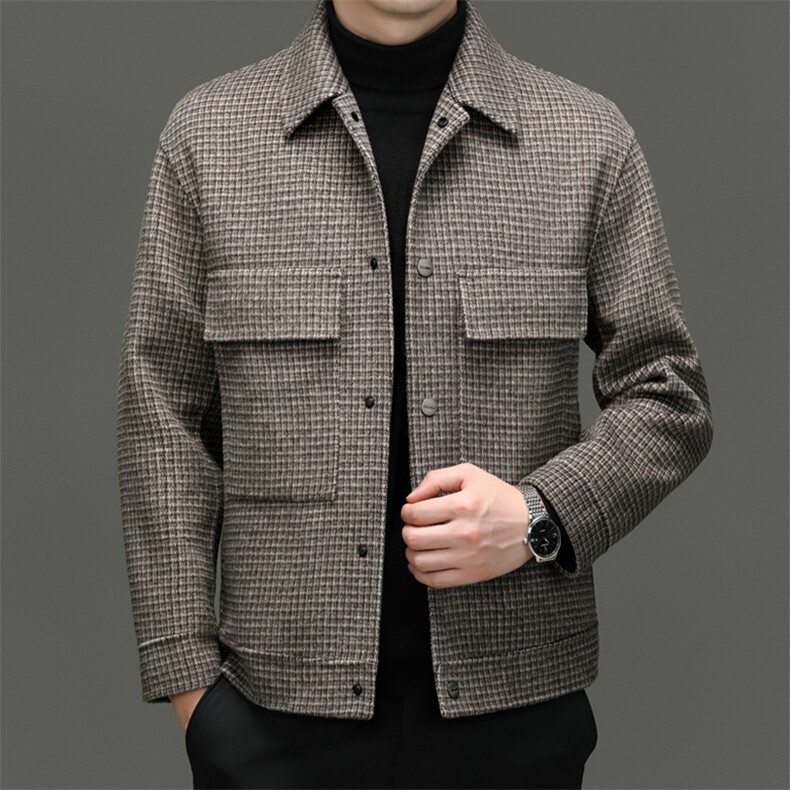 M6833-78钱塘2020-3冬季厚款商务休闲百搭中年男士夹克外套P403,男装夹克,钱塘207-3