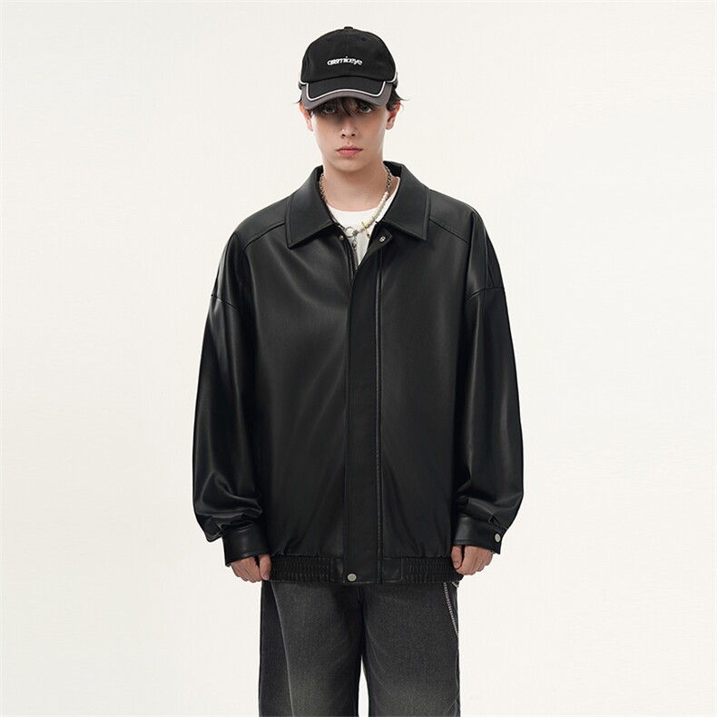 春季2026美拉德皮衣宽松夹克复古美式外套男女Q2499-TP5588,男装夹克,电商A102