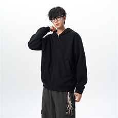 美式座山雕加绒加厚棉服男冬宽松连帽毛领棉衣外套MY18001，男装棉衣，电商B312