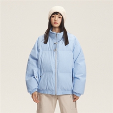 简约基础泡芙格棉服--5696模特图198，男装棉衣，电商S012（CATTEE）