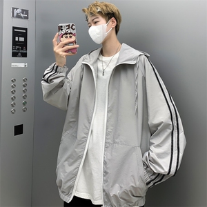 夏季连帽防晒衣男轻薄透气户外防紫外线钓鱼防晒服 J66 P55图片