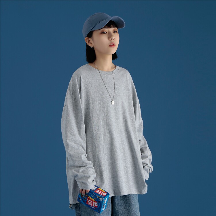 wassuphappy羽绒长袖t恤男士冬季潮牌鸭绒保暖打底衫休闲上衣服,男装T恤,电商A158-1