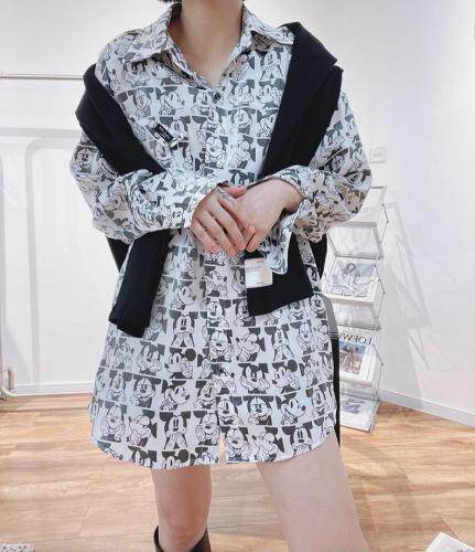 2021秋冬新款米奇衬衫，女装衬衫，HEY.KK