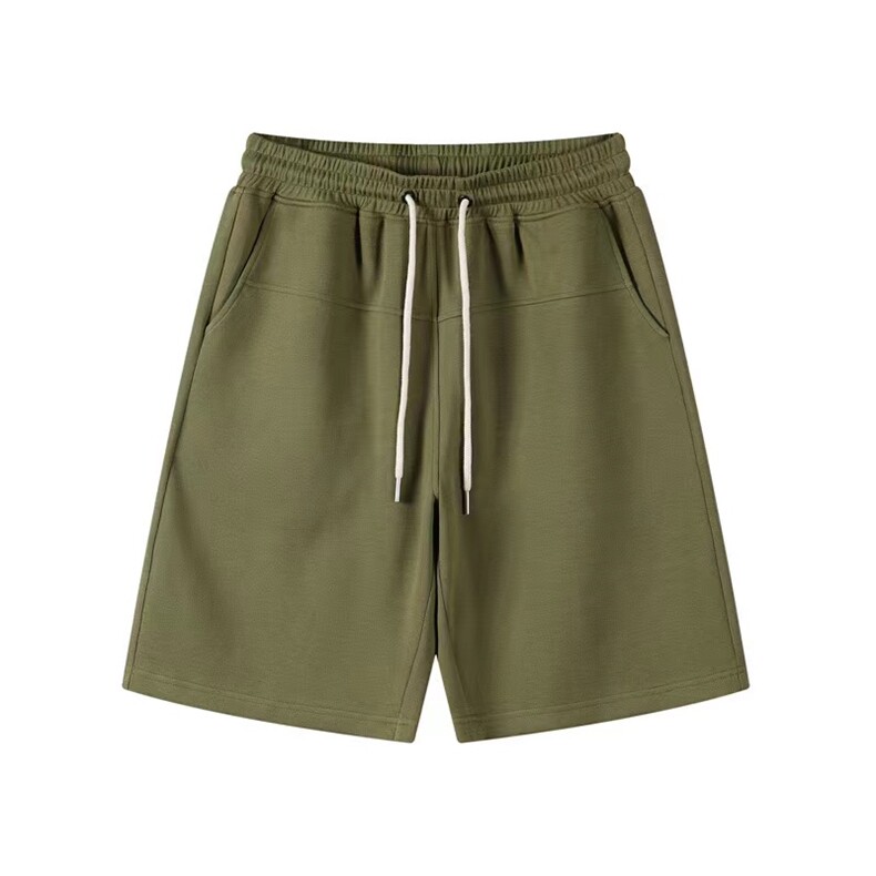 重磅260g短裤半截裤夏季美式休闲运动五分裤子，女装短裤/热裤，浩晟纯山羊绒