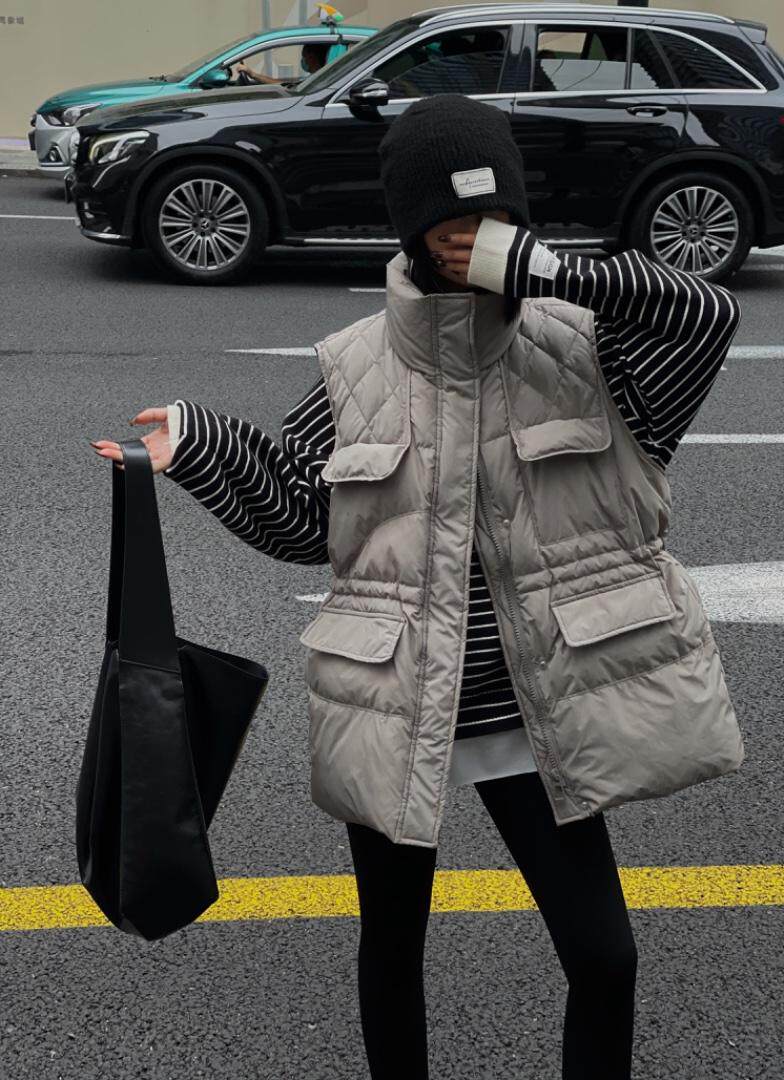 雷洛奇—羽绒马甲，女装马甲，雷洛奇丽