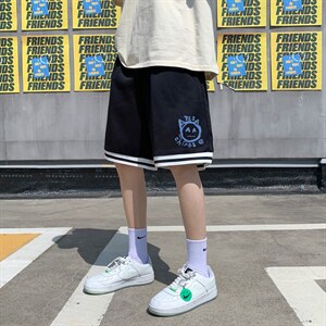 ！2023夏季新款男士冰丝短裤宽松运动中裤DK505P25,男装休闲裤,电商B220