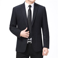 时尚休闲西服上衣男士40岁50中年商务外套宽松春秋季新款爸爸西装，男装西服，电商B212（原钱塘6029）