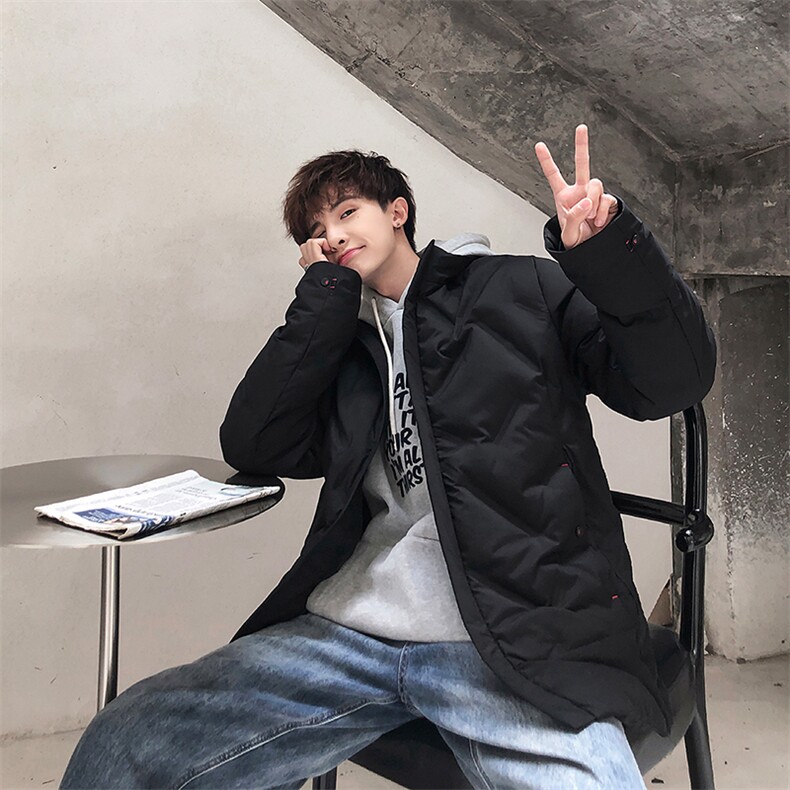 含冬季新款90白鸭绒简约羽绒服男DS-B293-A710图片