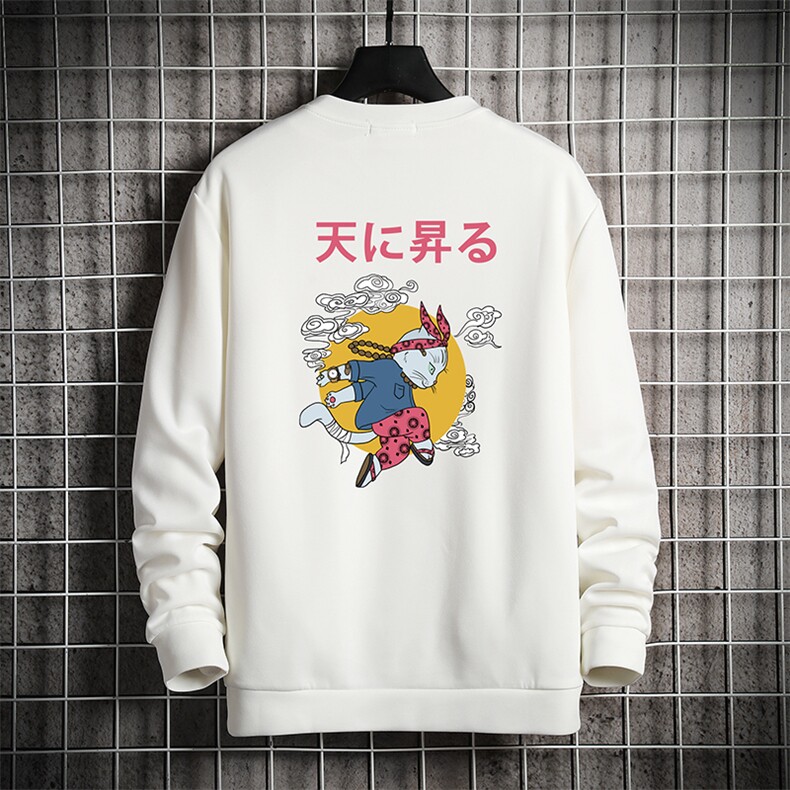 T4012-P25 加绒款-P35 简约帅气百搭长袖t恤男大码胖子卫衣  网格图片