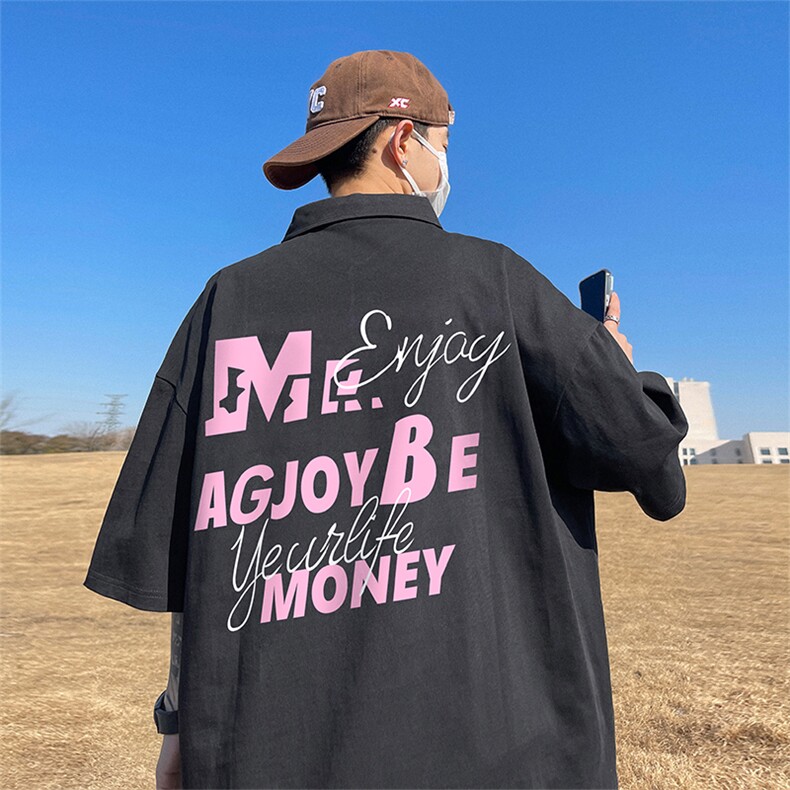 支持得物品质配合二开珠地网眼透气宽松短袖T恤翻领POLO衫PL103,男装T恤,电商A486