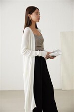 《现货》简约冰丝针织长款开衫，其它，M&VC