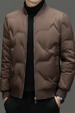 秋冬季短款羽绒服男士轻薄保暖棒球服上衣休闲茄克防水外套男，男装羽绒服，钱塘6003（原4033）