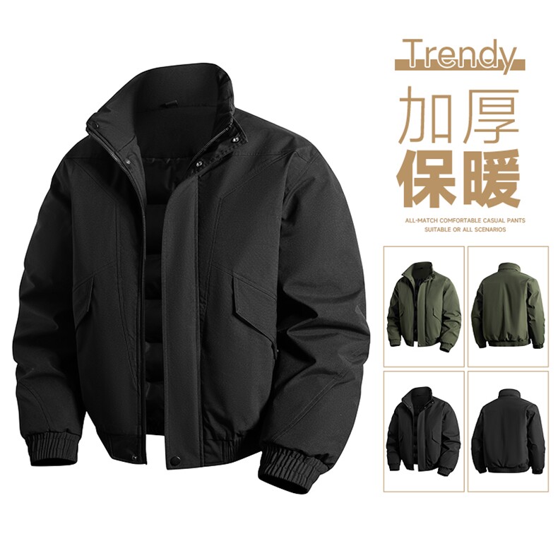 防风户外高品质防寒冬季加厚百搭棉衣外套 HY2889-特P98图片