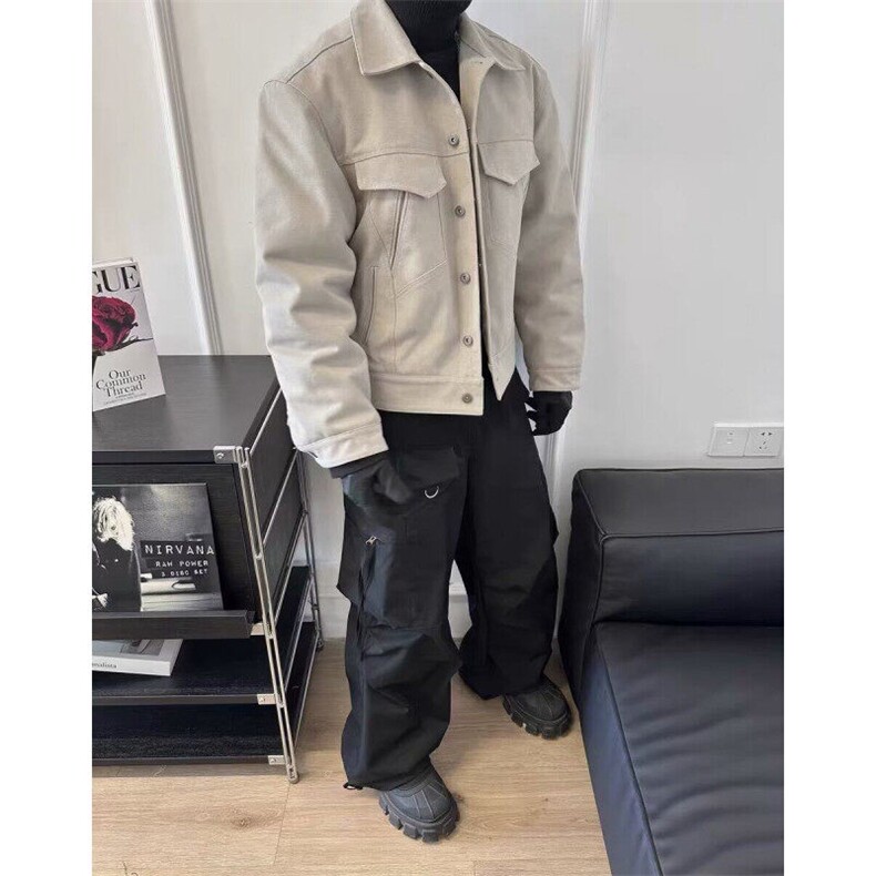 W9497-P95网图现货美式高街立领高品质夹克外套百搭休闲复古,男装夹克,星座1608-2