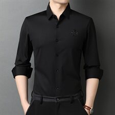E968钱塘2020-2秋冬高品质无痕男士长袖衬衫P88主推，男装衬衫，钱塘207-2