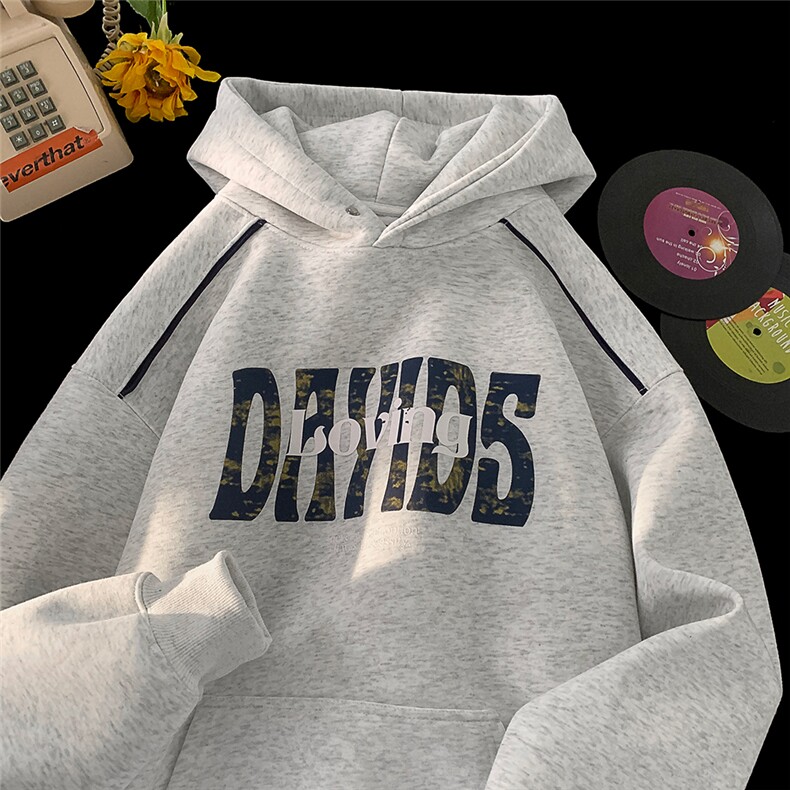 904-2-CD616-P55加绒P65秋冬加绒重磅连帽卫衣男女设计感发泡上衣，男装卫衣，星座904-2