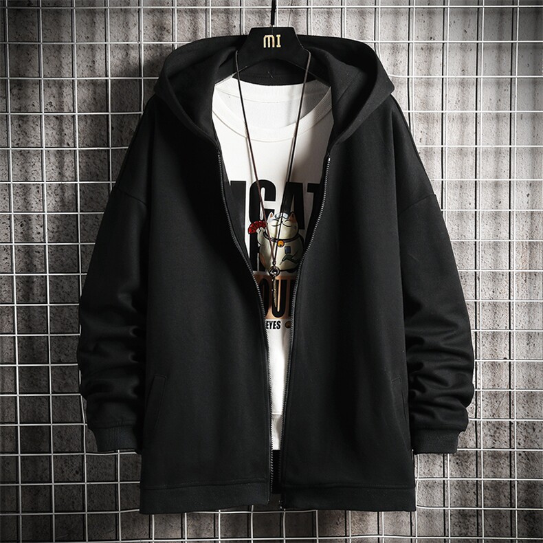 KS21035-P38连帽开衫卫衣男运动外套大码班服网格挂拍,男装卫衣,电商A040A